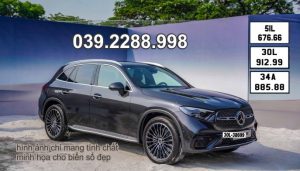 Phong thủy năng lượng nội thất biển số đẹp xe ô tô Mercedes-Benz GLC 300 4MATIC X254