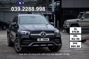 Biển số đẹp phong thủy ô tô hạng sang Mercedes-Benz GLE 450 4Matic